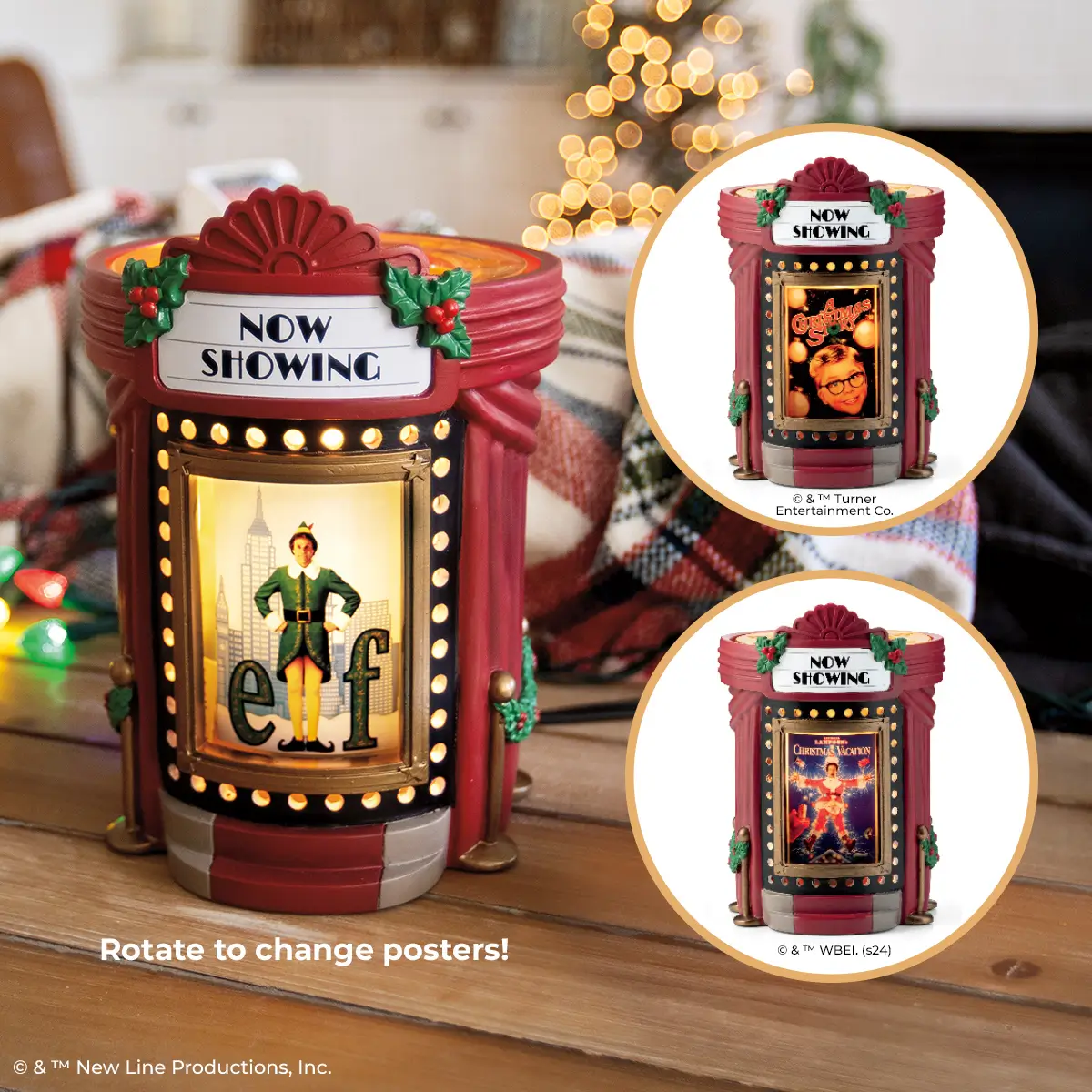 Warner Bros. Christmas Movie Scentsy Warmer Collection - National Lampoon's Christmas Vacation, Elf, A Christmas Story