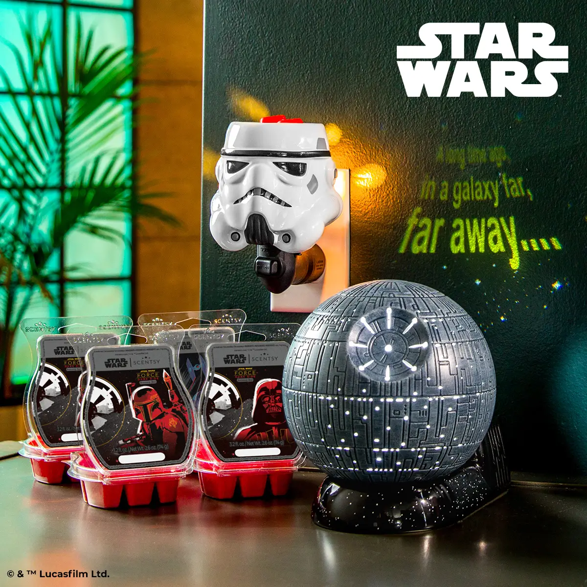 Scentsy Death Star Warmer + Stormtrooper Mini Warmer