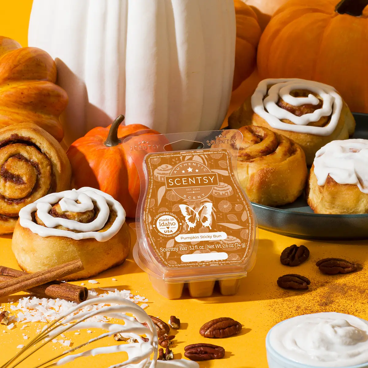 Gourdy Goodness Pumpkin Roll Scentsy Wax Collection
