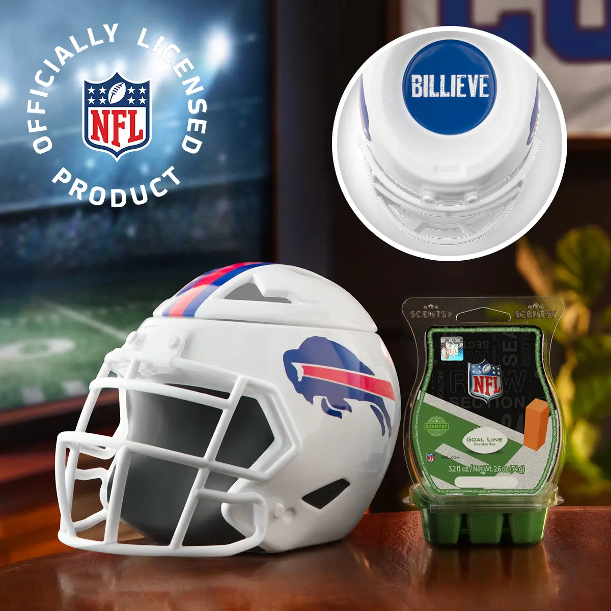 Scentsy NFL 2025 Helmet Warmer Collection