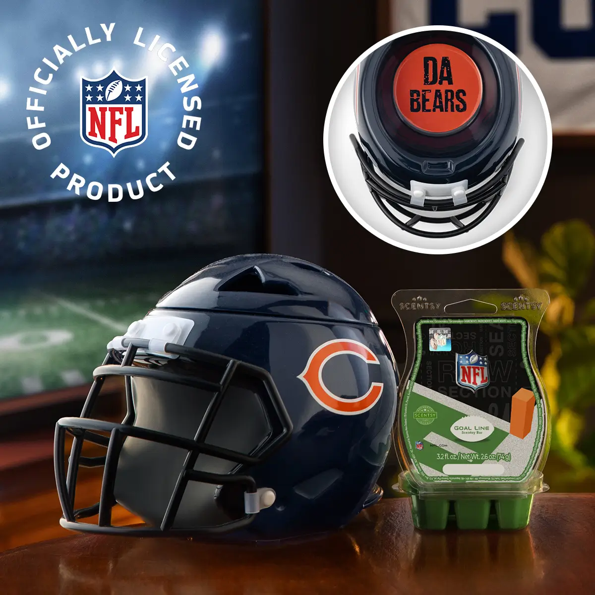 Scentsy NFL 2025 Helmet Warmer Collection
