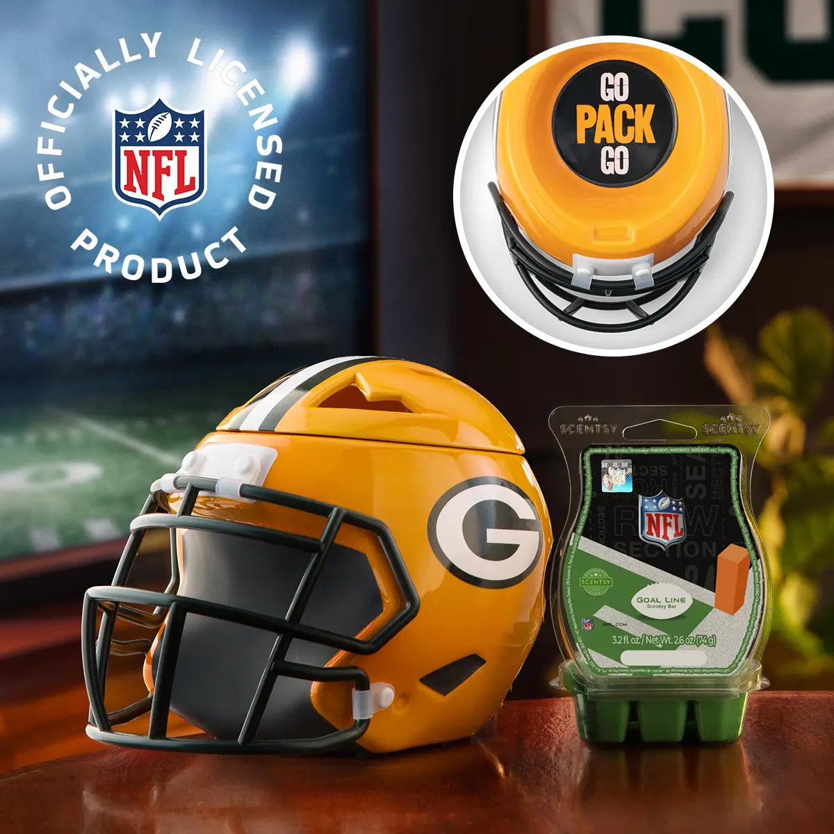 Scentsy NFL 2025 Helmet Warmer Collection