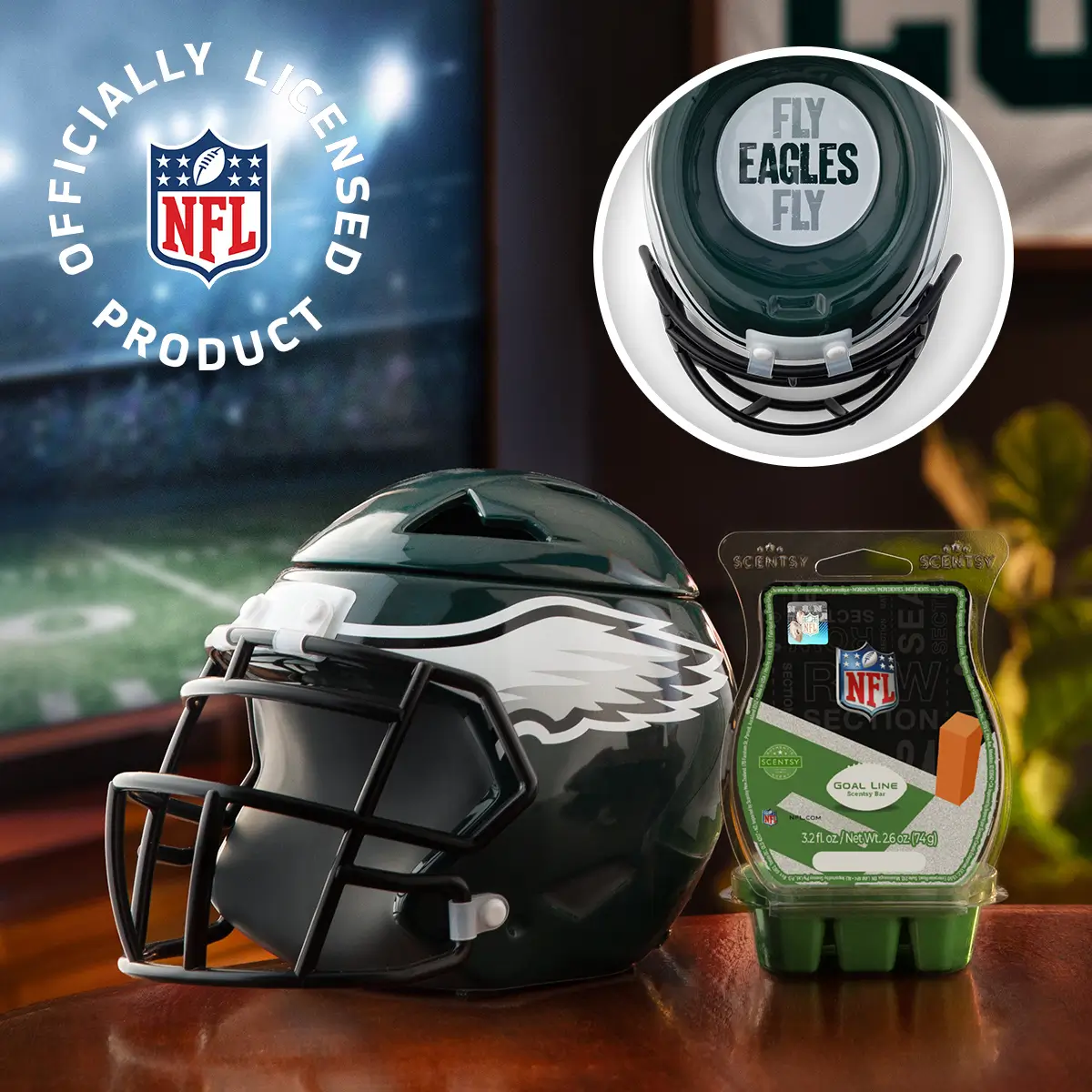 Scentsy NFL 2025 Helmet Warmer Collection