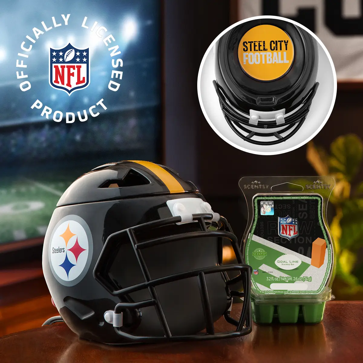 Scentsy NFL 2025 Helmet Warmer Collection