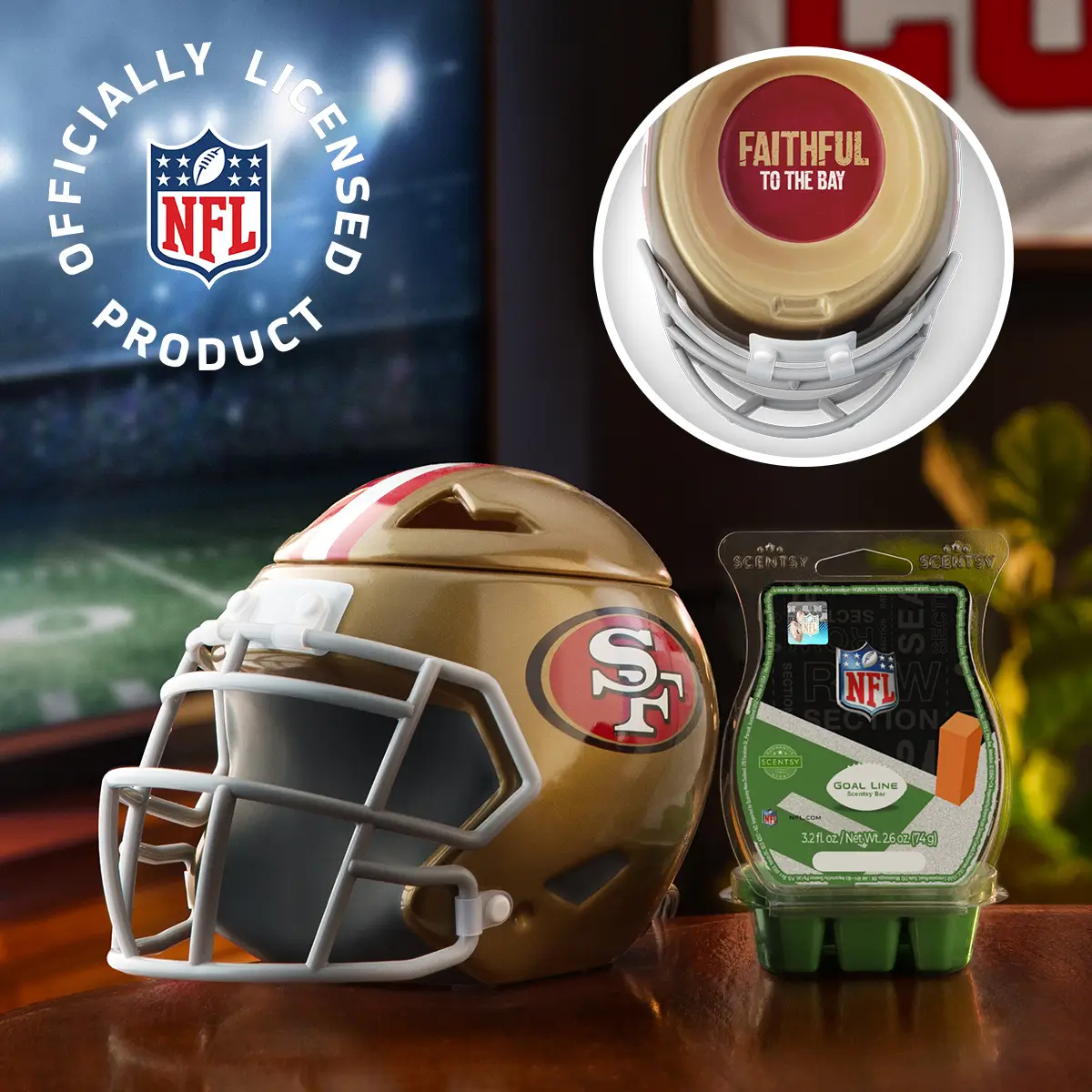 Scentsy NFL 2025 Helmet Warmer Collection