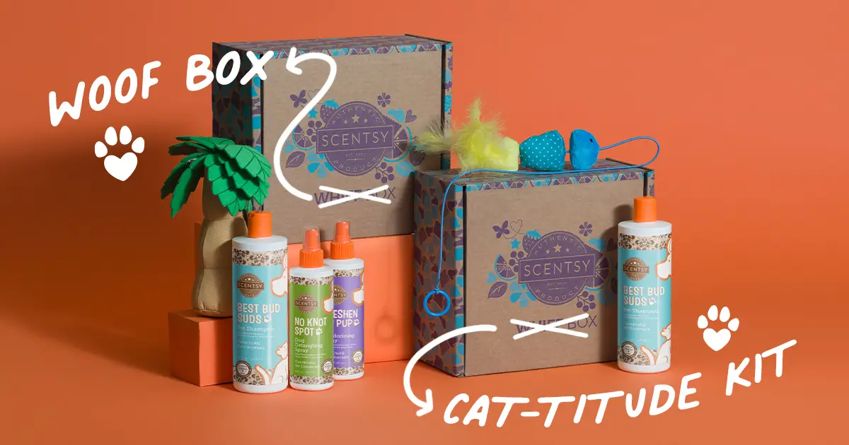 Scentsy Woof Dog & Cat-titude Boxes