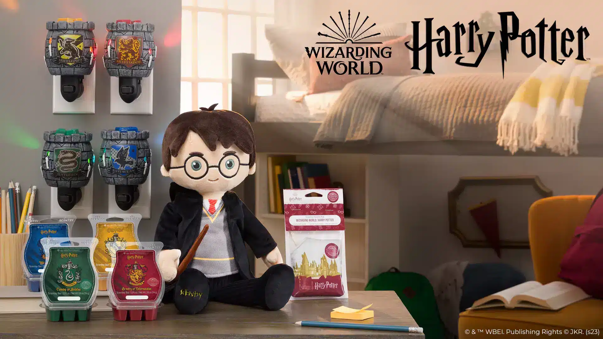 NEW! Harry Potter Scentsy Buddy + Hogwarts House Warmers