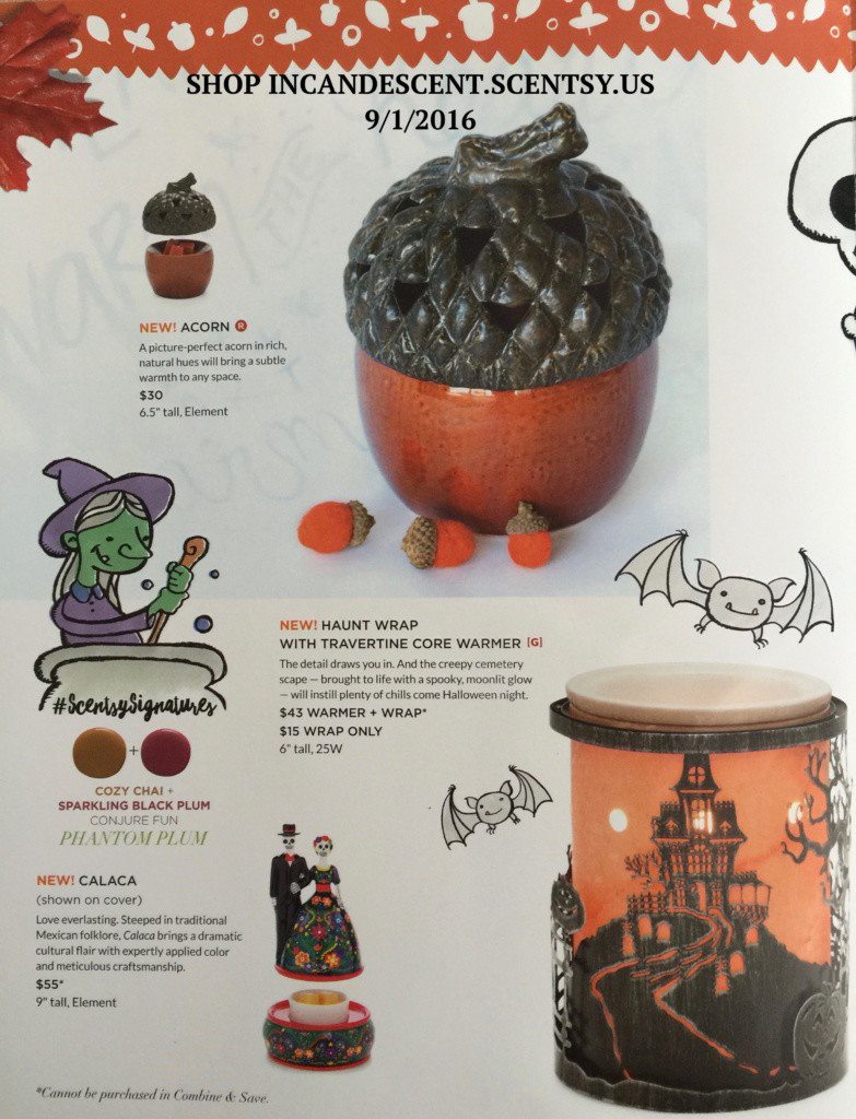 SCENTSY HARVEST HALLOWEEN 2016 BROCHURE