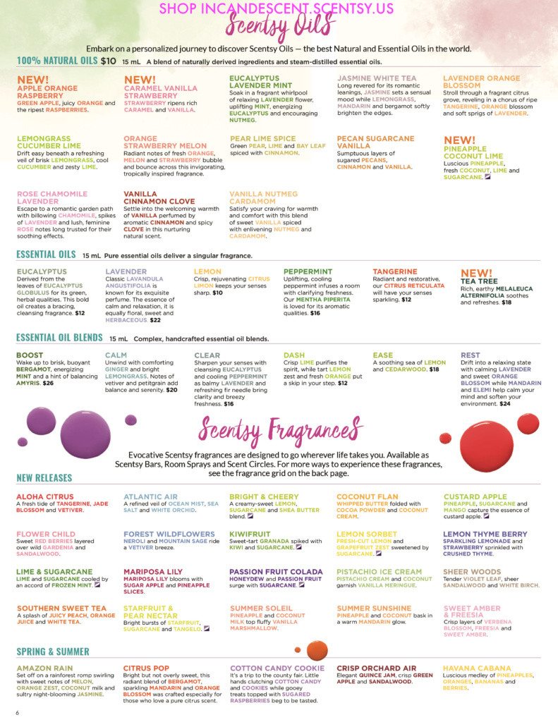 SCENTSY SPRING SUMMER 2017 BROCHURE PAGE 6