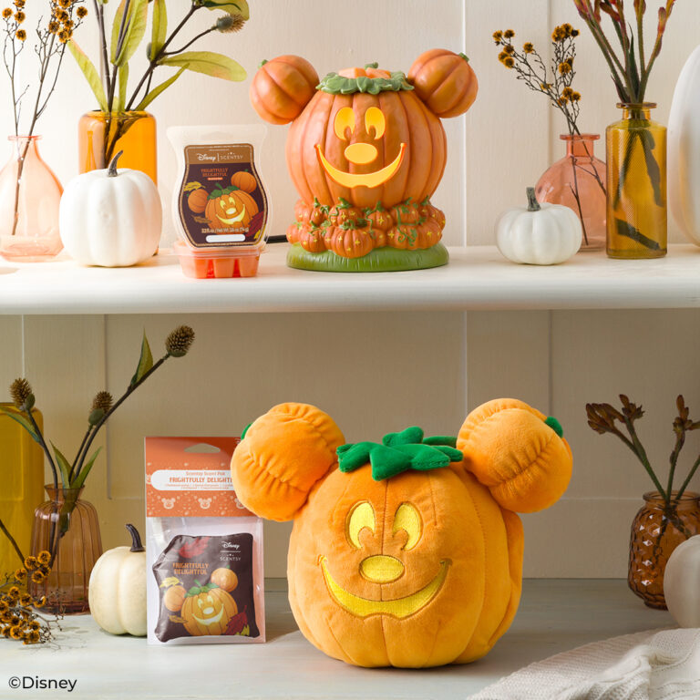 Mickey Mouse Jack O' Lantern Scentsy Warmer & Buddy | Disney Halloween