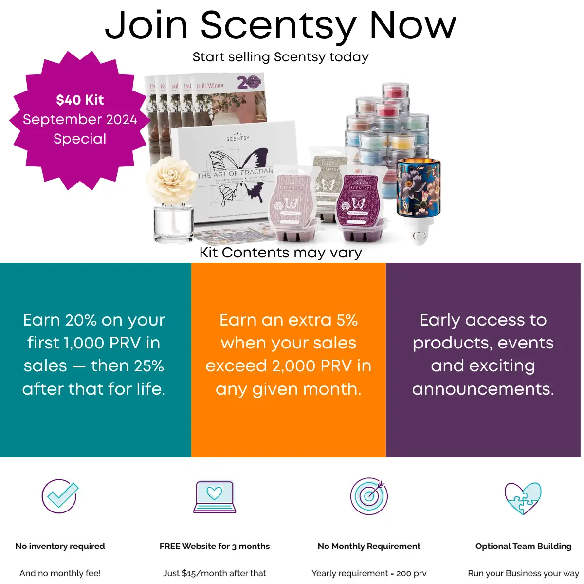 Join Scentsy in September 2024 | $40 Fall Starter Kit