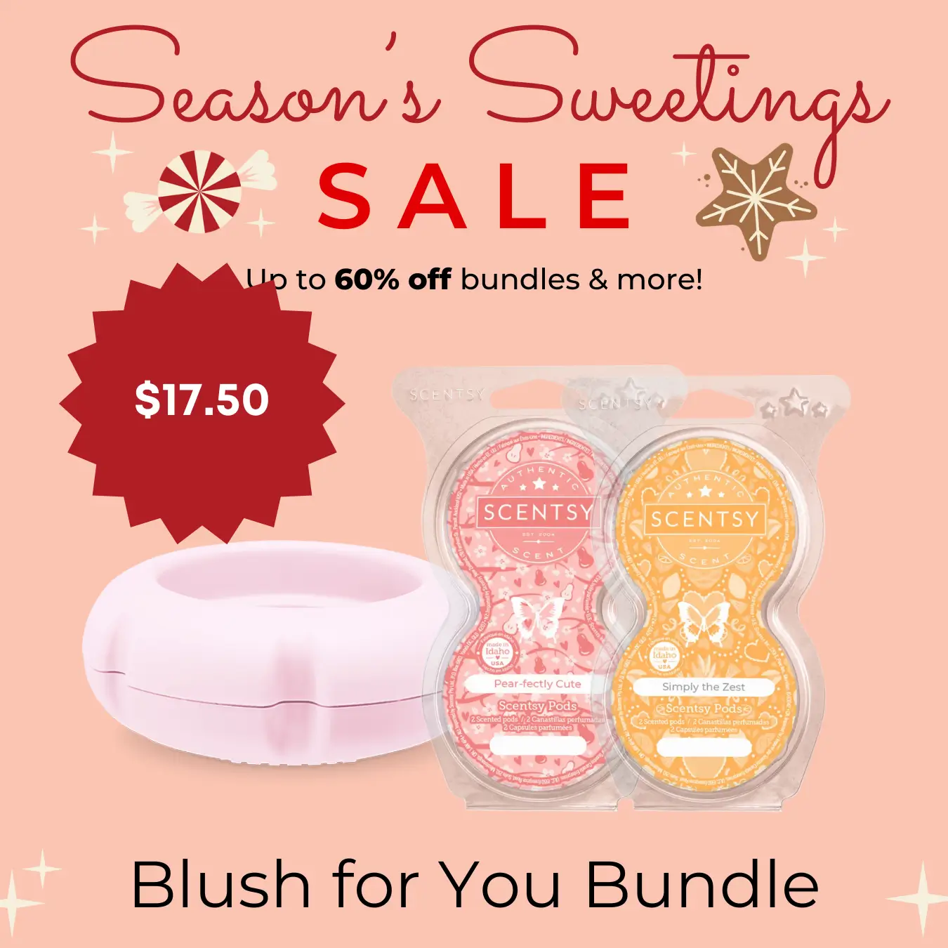 Scentsy Season's Sweetings Flash Sale