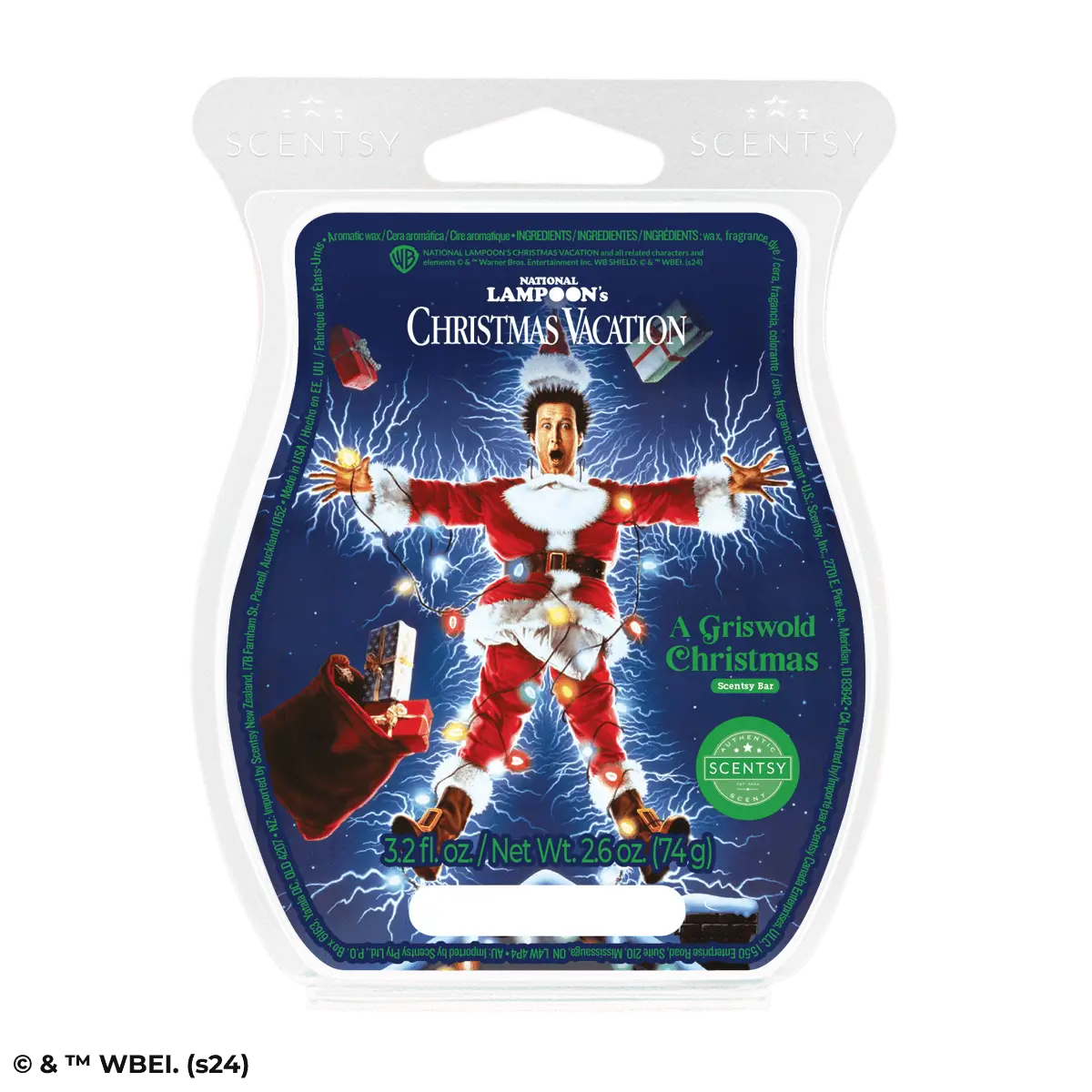 Warner Bros. Christmas Movie Scentsy Warmer Collection - National Lampoon's Christmas Vacation, Elf, A Christmas Story