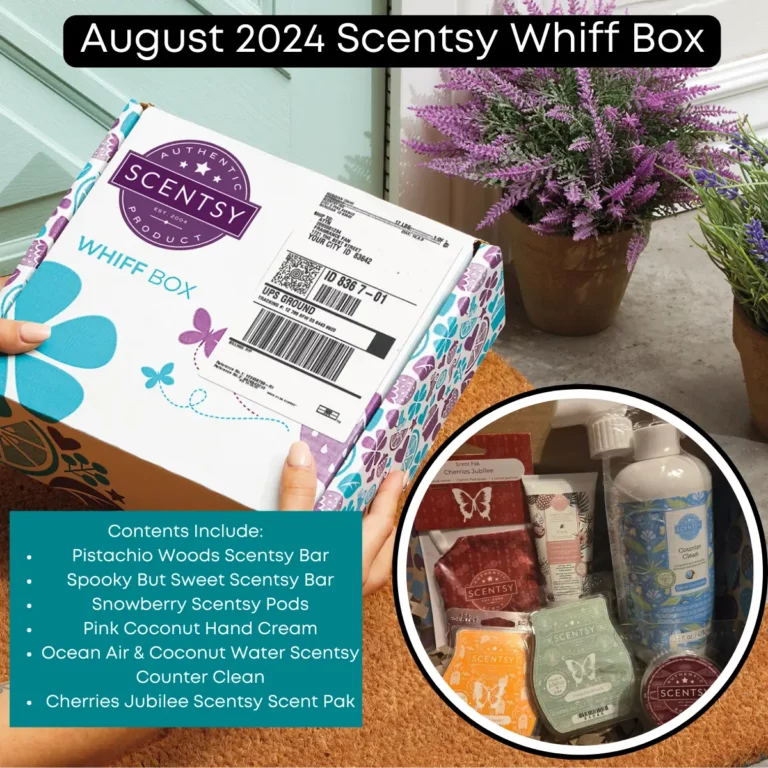 Scentsy August 2024 Whiff Box | Fall Sampler