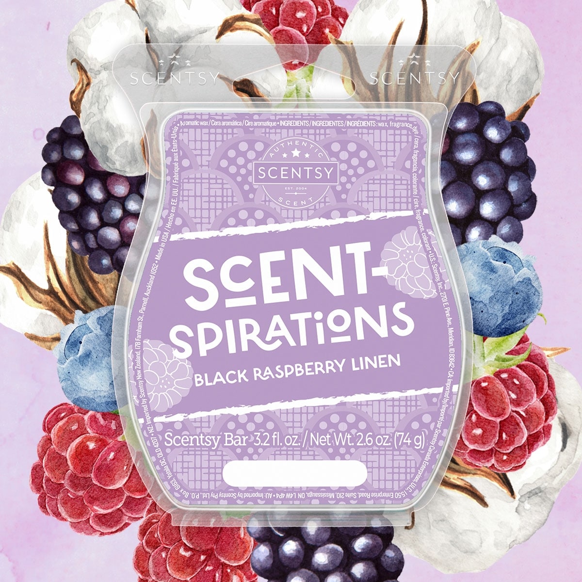 Scentsy Scent-Spirations 2024 Black Raspberry Vanilla Collection