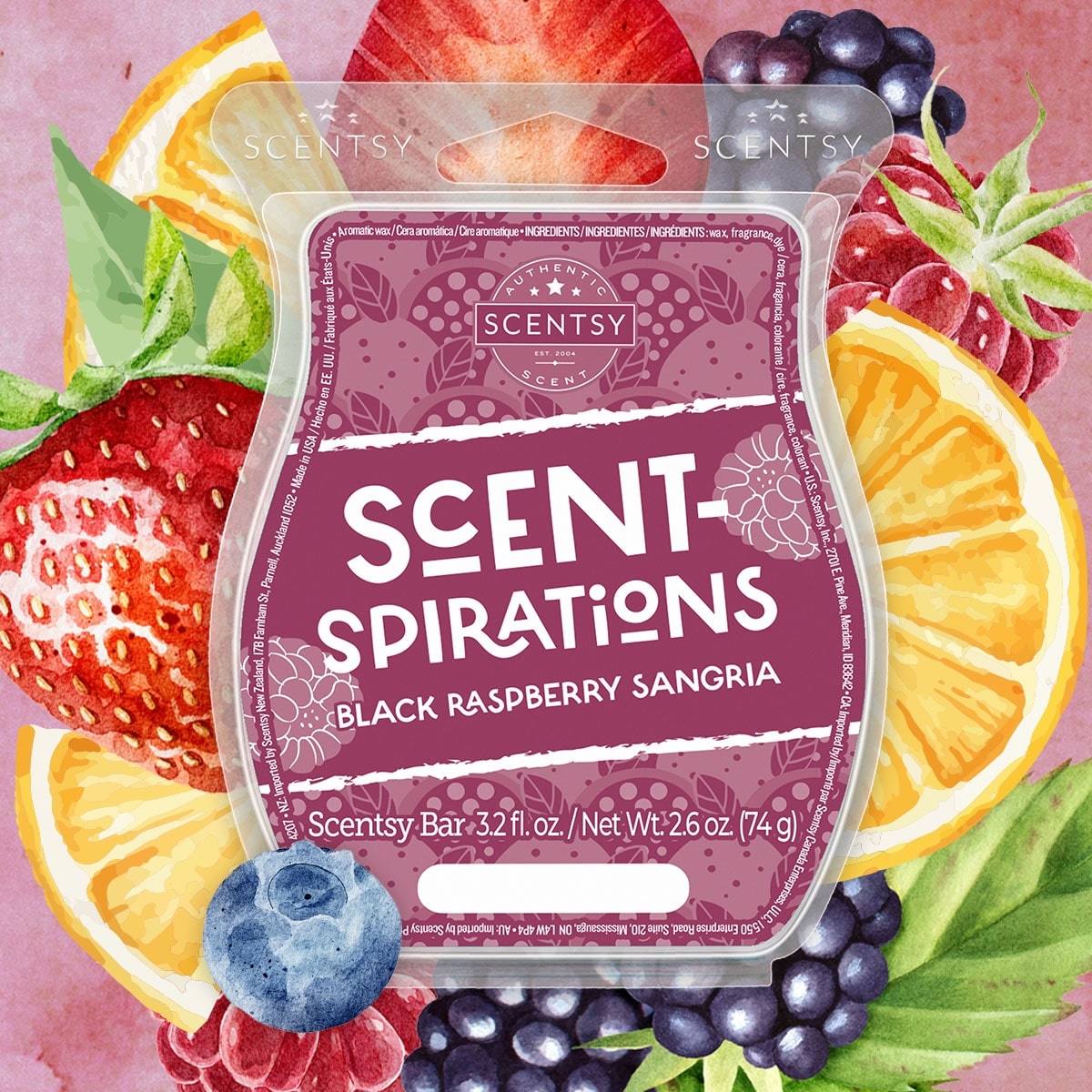 Scentsy Scent-Spirations 2024 Black Raspberry Vanilla Collection
