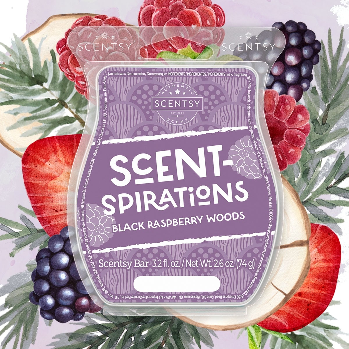 Scentsy Scent-Spirations 2024 Black Raspberry Vanilla Collection