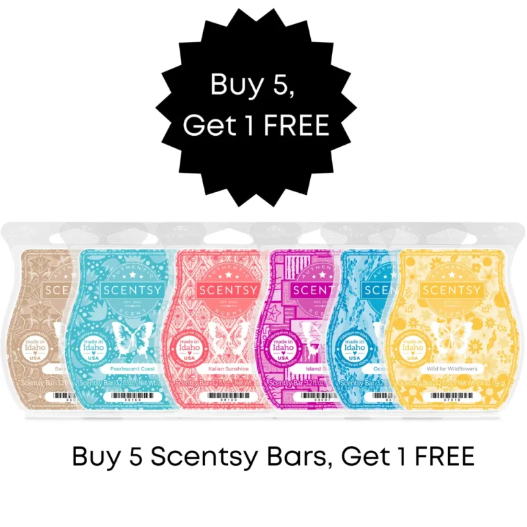 Buy 5 Scentsy Bars, Get 1 FREE | Contact Us For Special Pricing