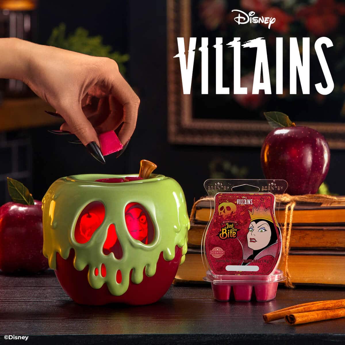 Scentsy 2024 Disney Villains Collection with Maleficent Warmer