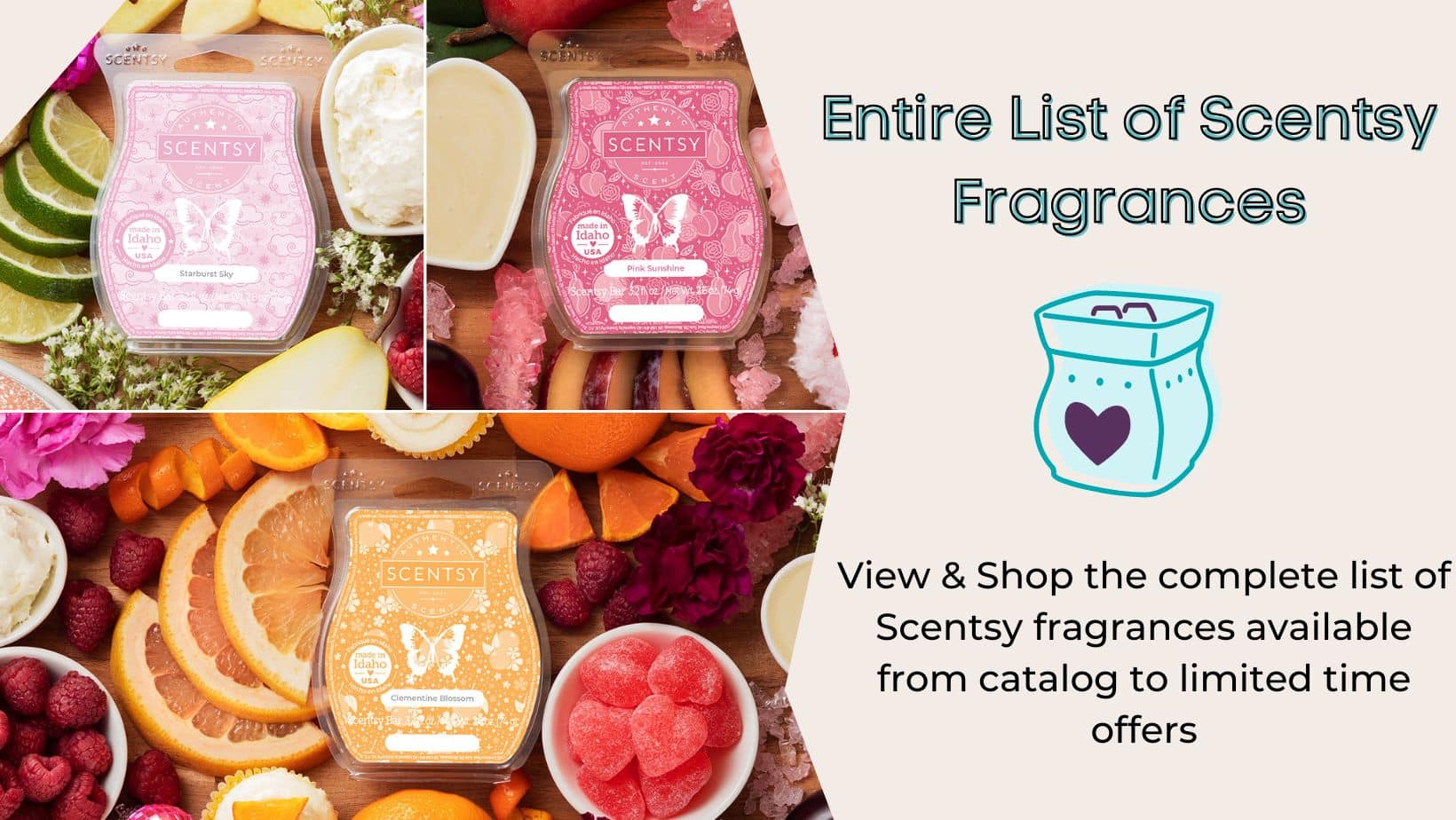 Entire List of Scentsy Fragrances