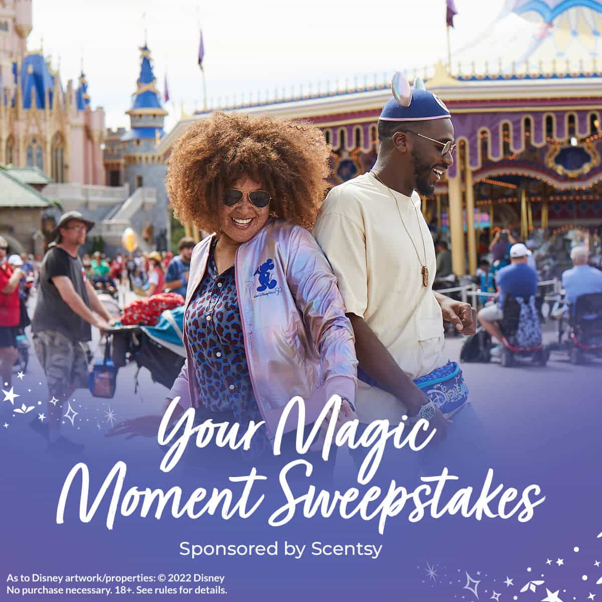 Scentsy Your Magic Moment Sweepstakes | Dream vacation to Walt Disney World® Resort from Scentsy!