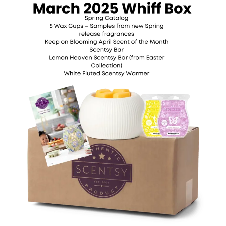 Scentsy March 2025 Whiff Box Spoiler