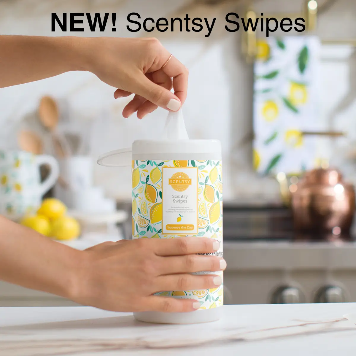 NEW! Scentsy Swipes Cleaning Wipes