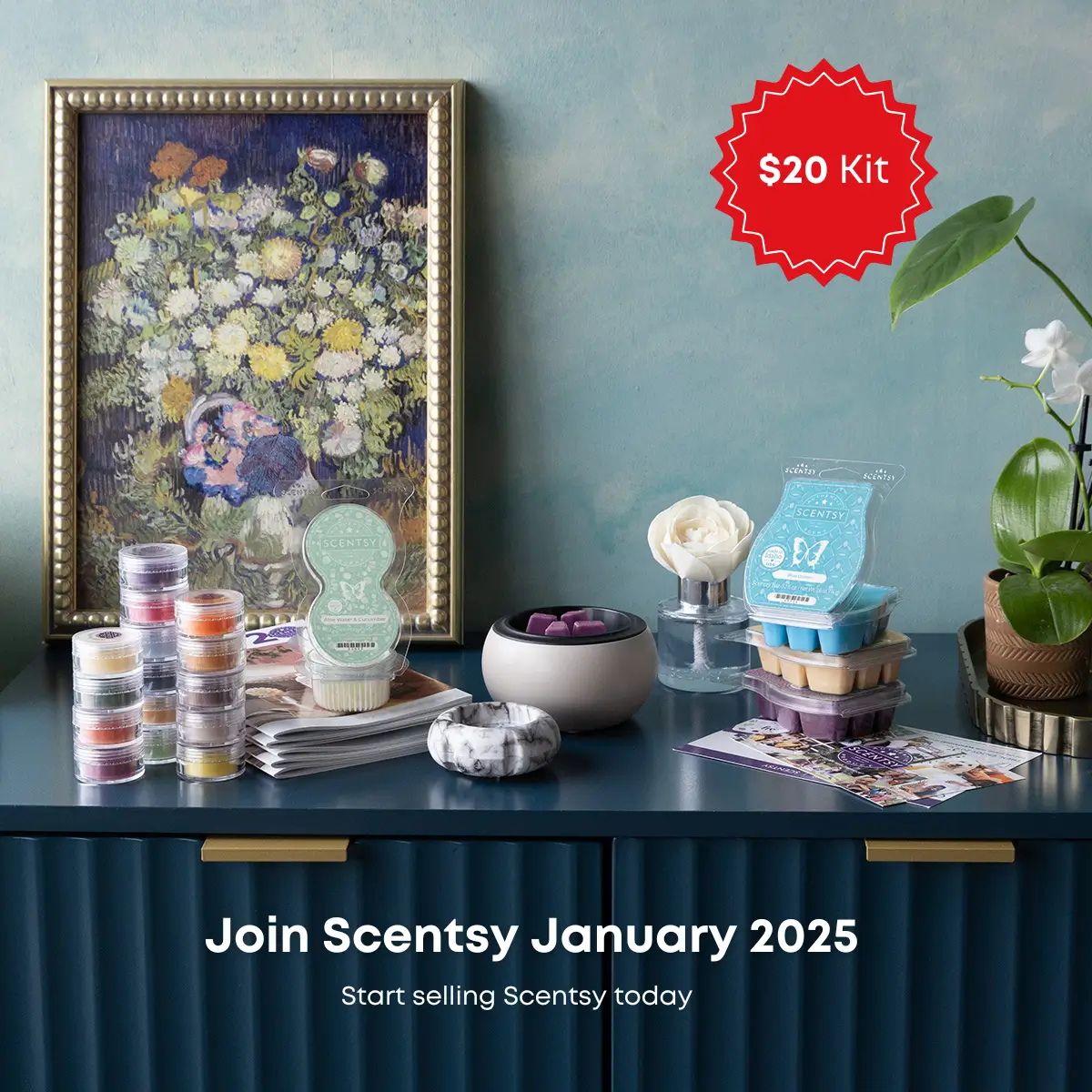 Join Scentsy in January 2025 for $20