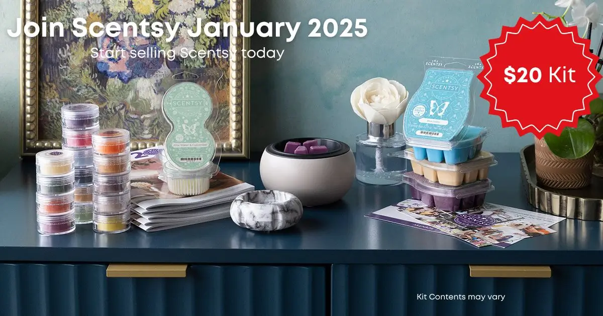 Join Scentsy in January 2025 for $20