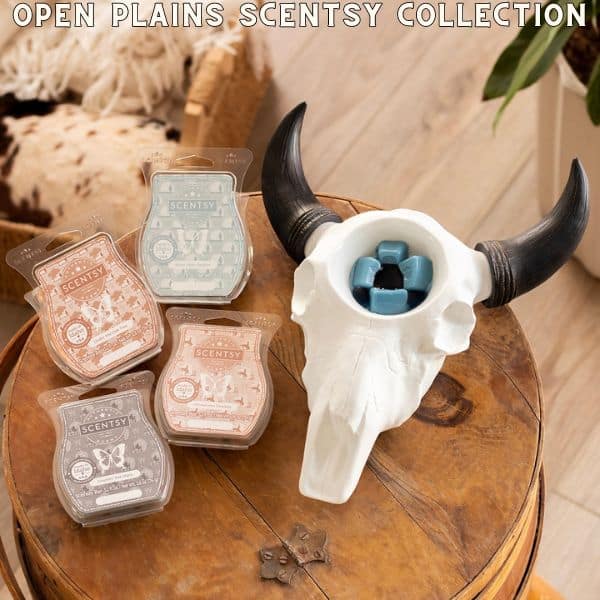 Open Plains Scentsy Warmer & Bar Bundle