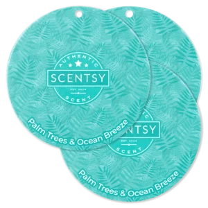 Palm Trees & Ocean Breeze Scentsy Scent Circle 3 Pack