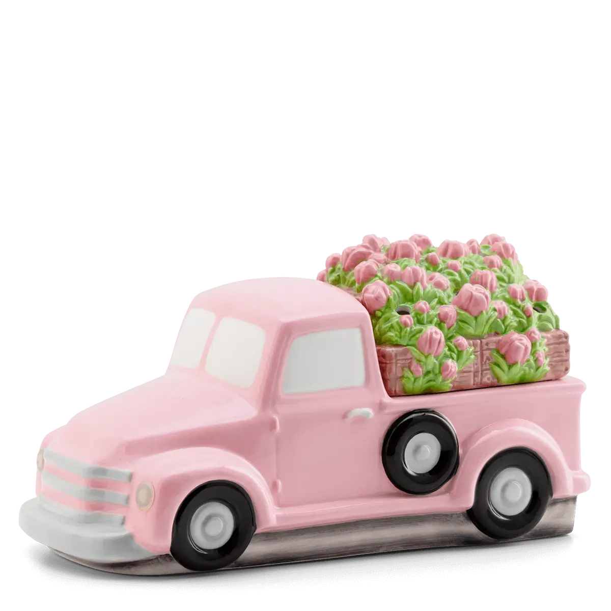 Scentsy May 2024 Warmer & Scent of the Month - Retro Pink Truck Warmer Flower Delivery Lid + Bloom-ing Marvelous