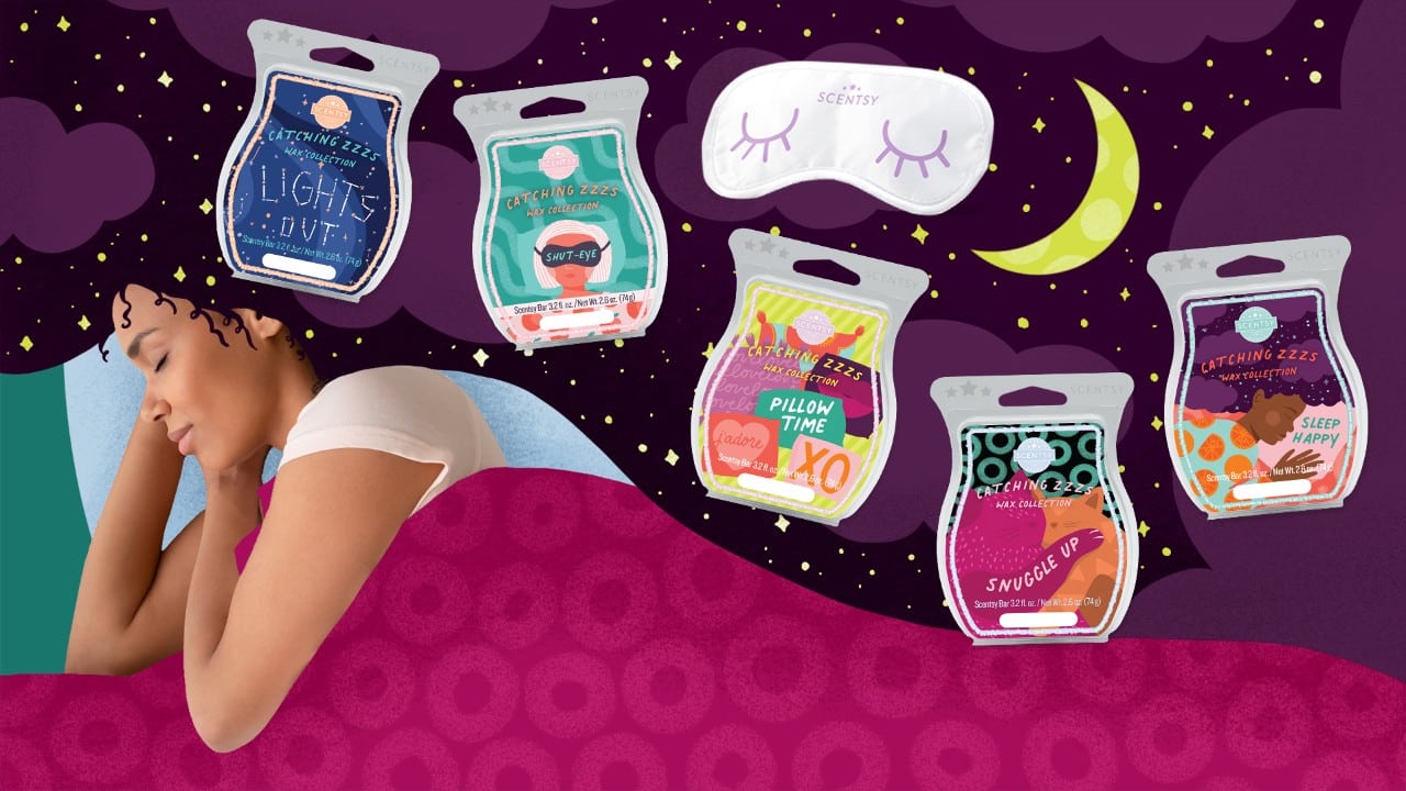 SCENTSY CATCHING ZZZS WAX COLLECTION