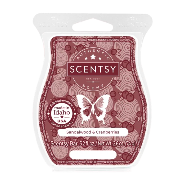Sandalwood & Cranberries Scentsy Bar