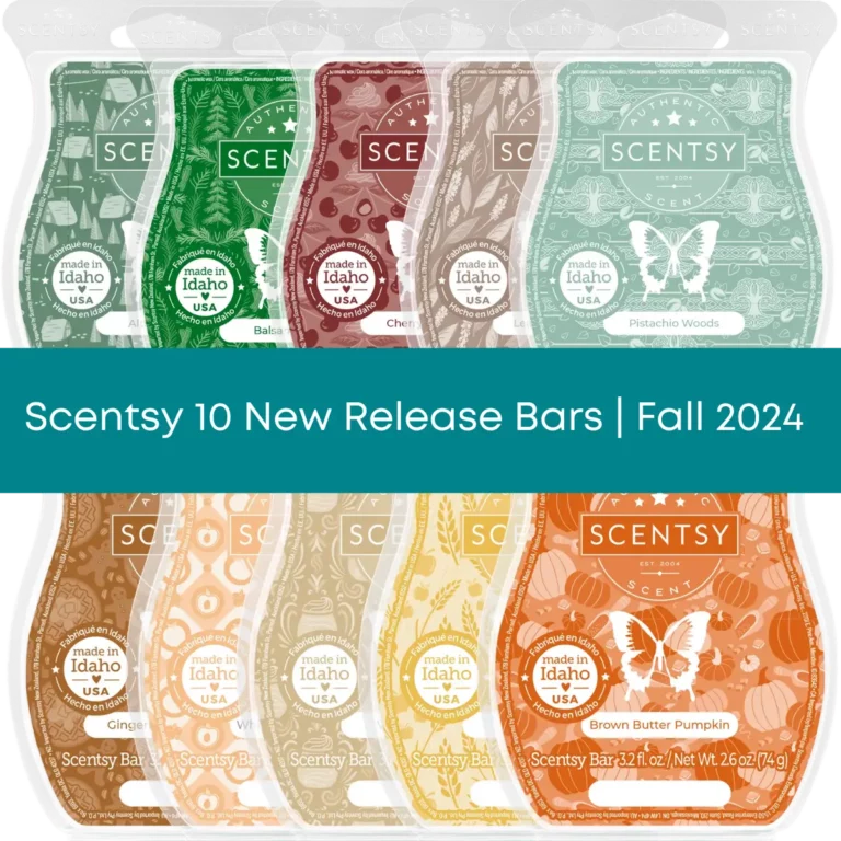 Scentsy Fall 2024 10 New Release Bar Fragrances