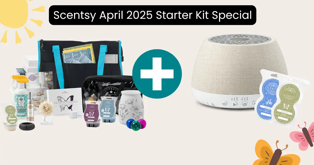 Join Scentsy in April 2025 Special Kit with Scentsy Air Quad Linen & Pods