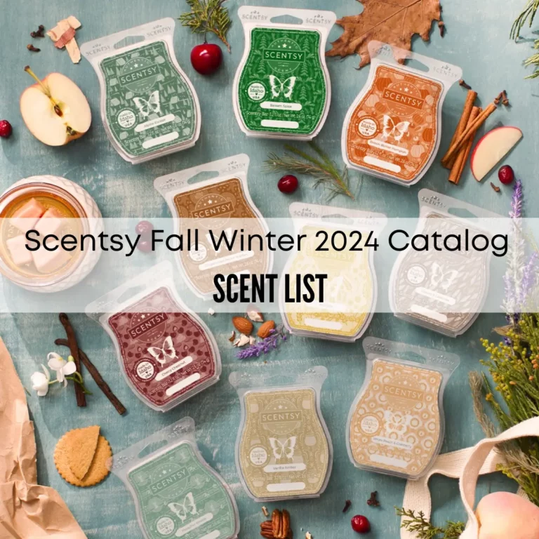 View the Scentsy Fall Winter 2024 Catalog Scent List