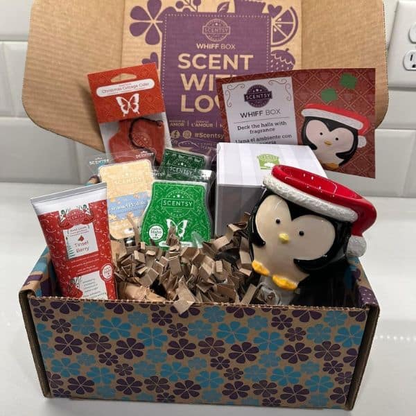 Scentsy Whiff Box Spoiler & Exclusive Baby Tux Mini Warmer | November 2023