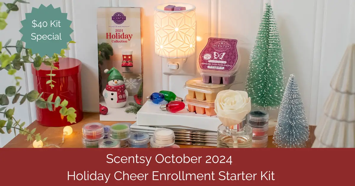Join Scentsy in October 2024 | $40 Holiday Cheer Starter Kit