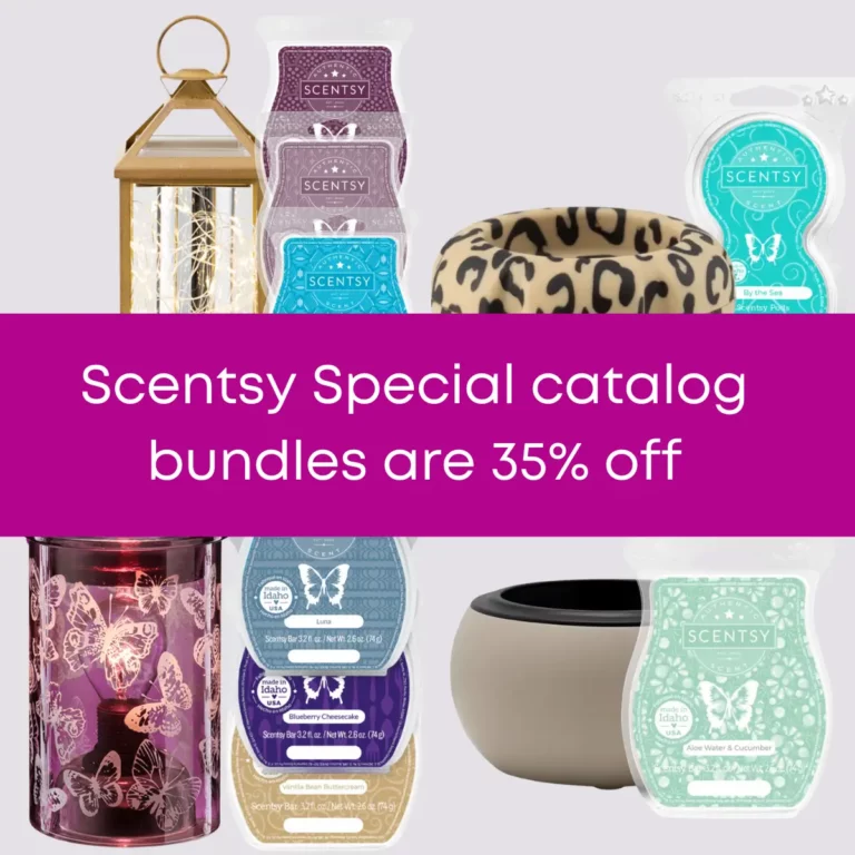 Scentsy special catalog bundles are 35% off