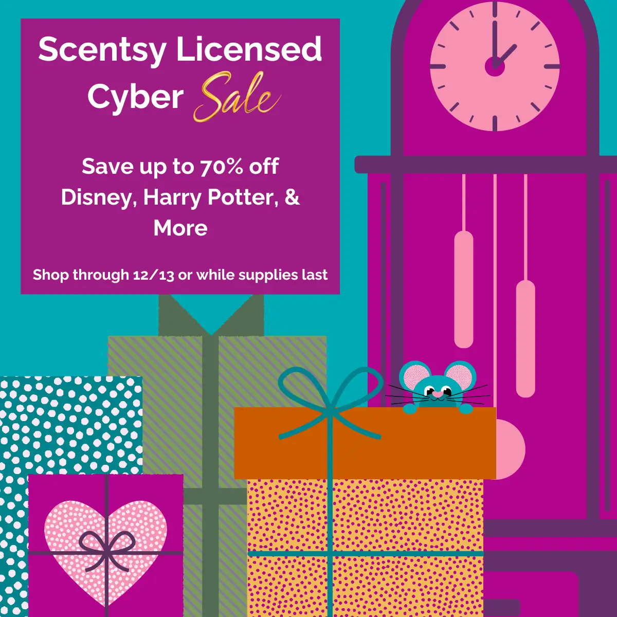 Scentsy Licensed Cyber Flash Sale