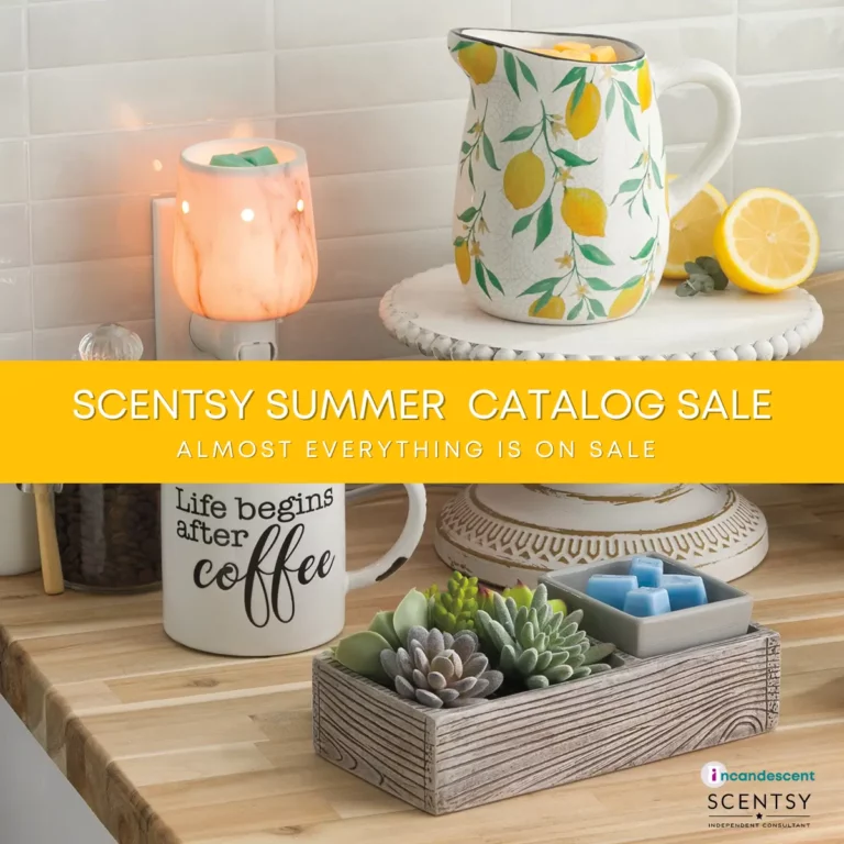 Scentsy Semi Annual Spring Summer 2024 Catalog Sale