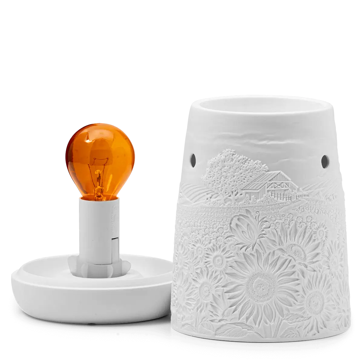 Scentsy August 2024 Warmer of the Month - Sunflower Fields + Honeycrisp Harvest