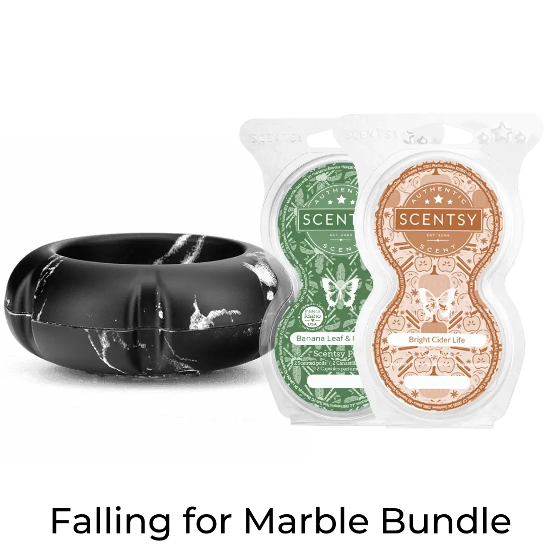 Marbled Black Scentsy Mini Fan Diffuser