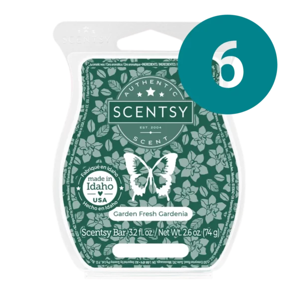 Garden Fresh Gardenia Scentsy 6 Bar Bundle