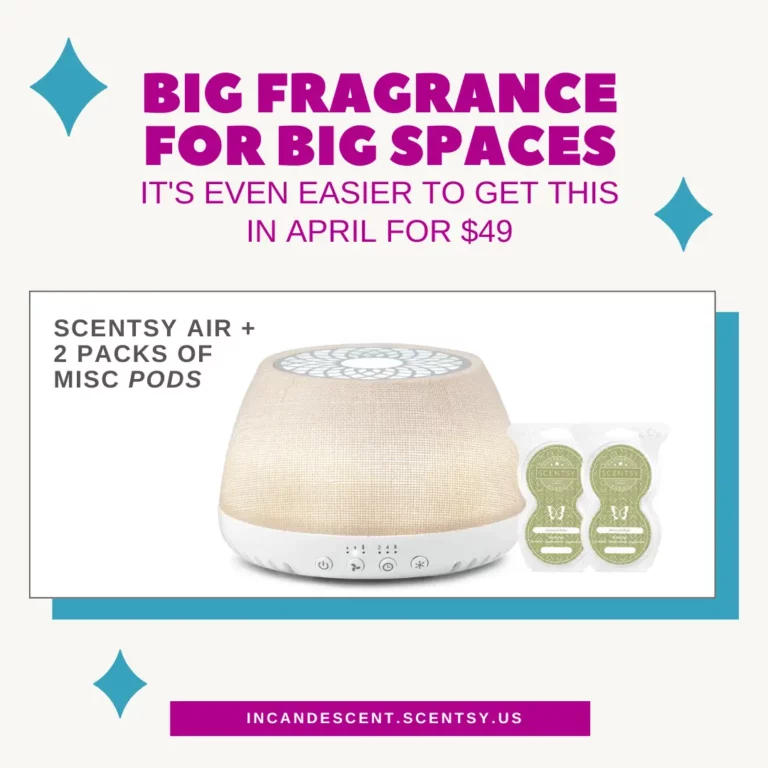 Scentsy Host Special - April 2025 Scentsy Air Quad