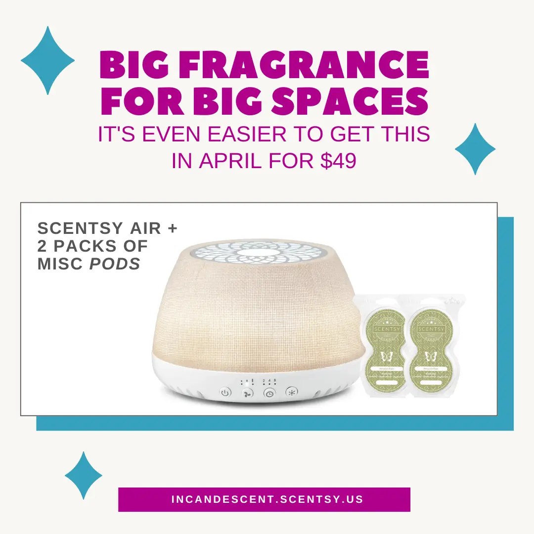 Scentsy Host Special - April 2025 Scentsy Air Quad
