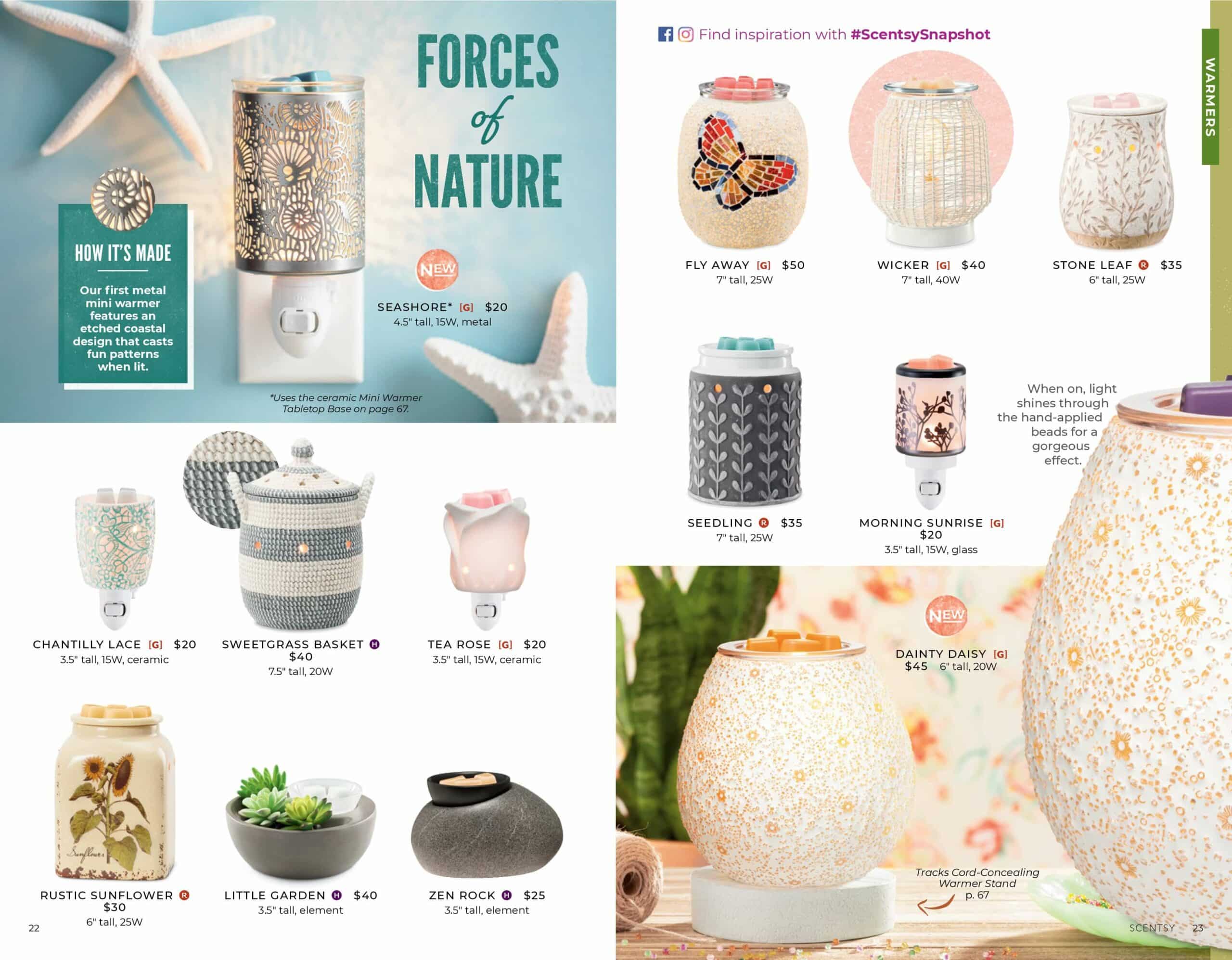 SCENTSY FALL WINTER 2019 CATALOG WARMERS