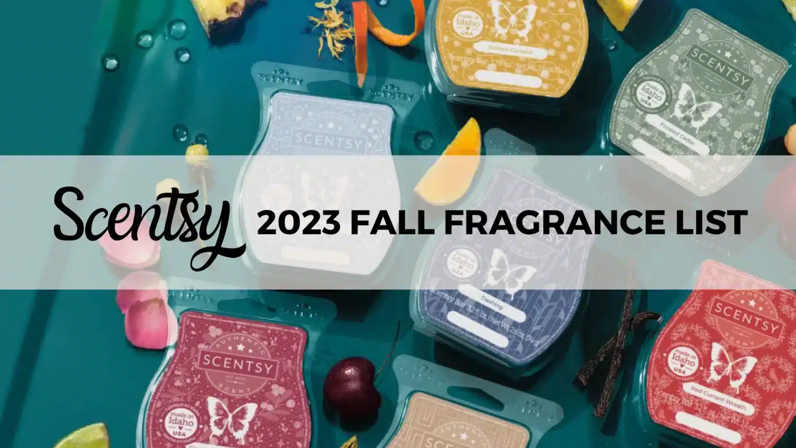 Complete Scentsy Fall Winter 2023 Catalog Scent List