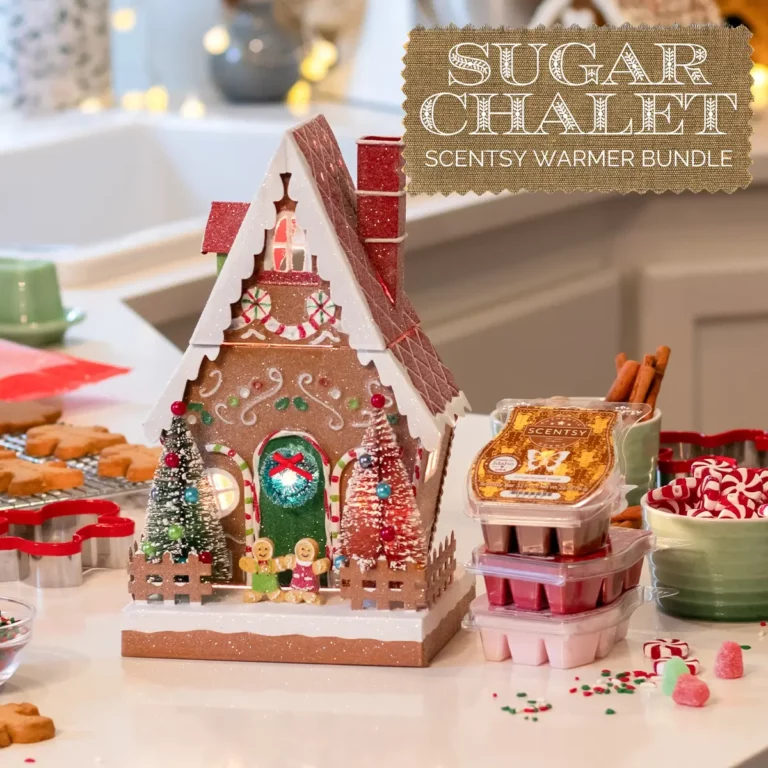 Sugar Chalet Gingerbread House Scentsy Warmer Bundle